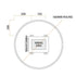 Ablaze RB Premium Round Backlit Bathroom Mirror